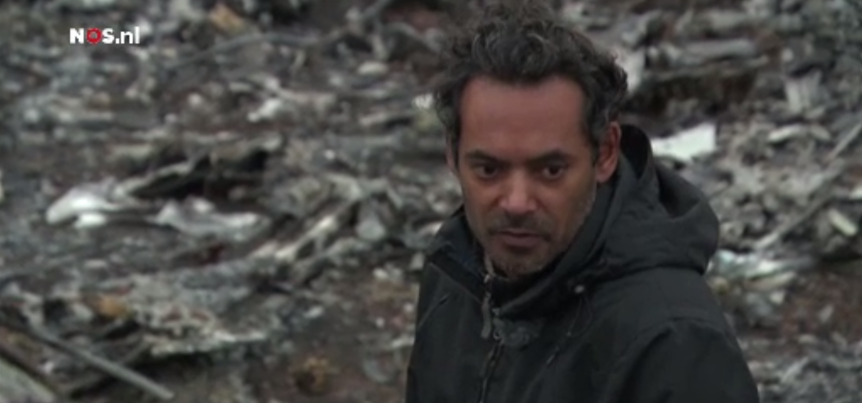 Robby Oehlers op de MH17 crashsite